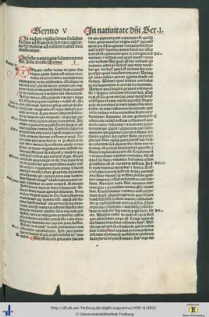 In festo nativitatis salvatoris nostri Jesu christi