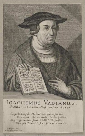 Bildnis des Ioachimus Vadianus