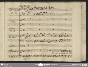 Cavatina: "La speranza al cor mi dice" in F-Dur