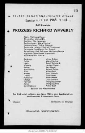 Prozess Richard Waverly