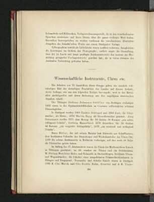 Wissenschaftliche Instrumente, Uhren etc.