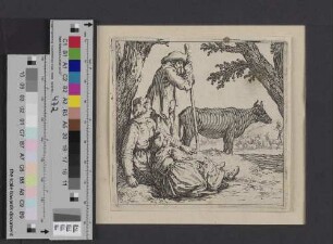 [Bauernfamilie bei der Rast]
