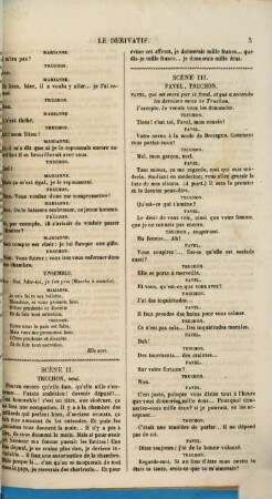 Le Dérivatif, comédie en un acte, mêlée de couplets, par Auguste Arnould, représentée, pour la première fois, à Paris , sur le théâtre du Vaudeville, la 29 décembre 1841 : [Kopftitel]