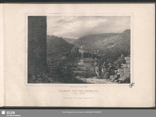 Tharand Von Der Ruine Aus (Nördliche Ansicht)