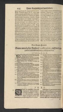 Das sibende Capitel.
