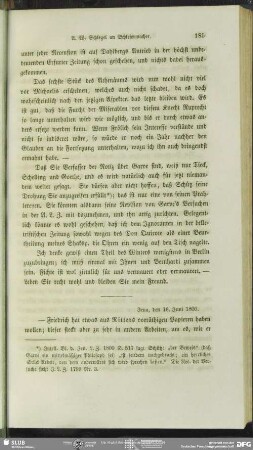 August Wilhelm von Schlegel an Friedrich Schleiermacher, Jena, 16.06.1800