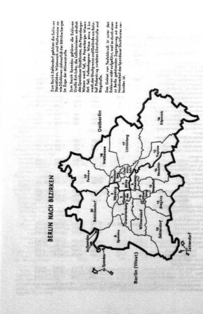 Karte: Berlin nach Bezirken