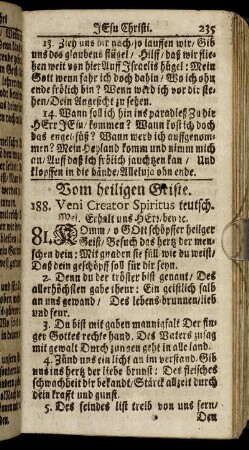 Vom heiligen Geiste.
