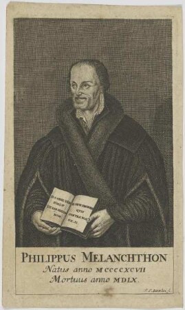 Bildnis des Philippus Melanchthon