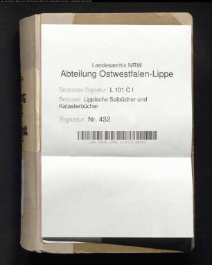 Salbuch des Amtes Sternberg von 1822, Bd. 3 (Duplikat)