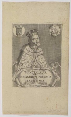 Bildnis des Wenceslaus Romanorum Imperator