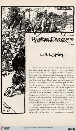 3. Pér. 16.1896: L.-A. Lepère, 1 : peintres-graveurs contemporains