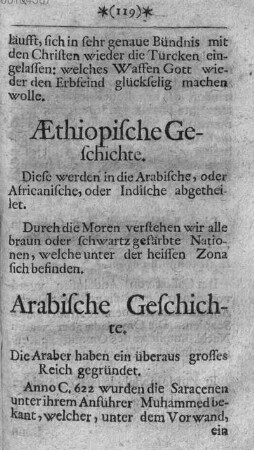 Aethiopische Geschichte