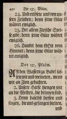 490-501, 137.-140. Psalm.