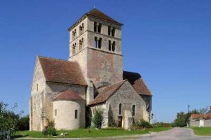 Frankreich. Bourgogne. Nievre. Saint Beard. Eglise de Beard. Romanische Kirche