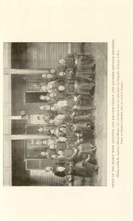 Group of the Bishop with Japanese and English clergy and Japanese divinity students