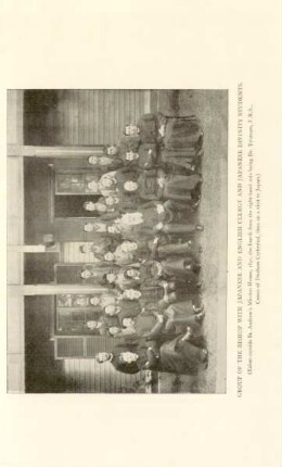 Group of the Bishop with Japanese and English clergy and Japanese divinity students