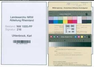 Entnazifizierung Karl Uhlenbrock , geb. 21.09.1911 (Expedient)