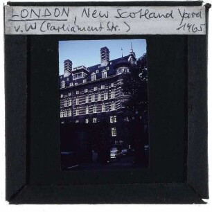 London, Norman Shaw Buildings (New Scotland Yard)
