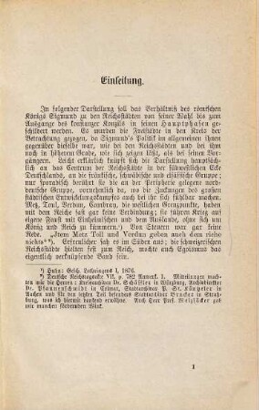 König Sigmunds reichstädtische Politik : von 1410 - 1418