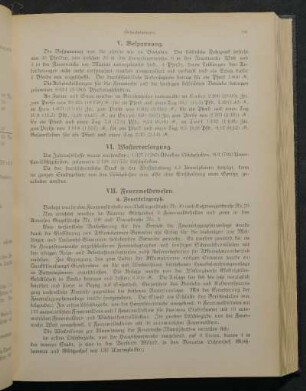 V. Bespannung.