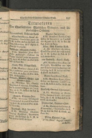 Churfürstlich-Sächsischer Titular-Buch.