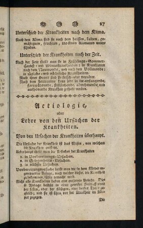 27-53, Aetiologie.
