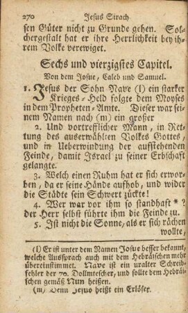 Sechs und vierzigstes Capitel. Von dem Josue, Caleb und Samuel.