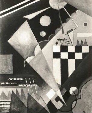 Komposition : Komposition. Ölgemälde (um 1930; W. Kandinsky)