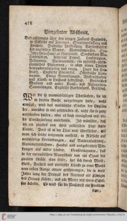 Vierzehnter Abschnitt
