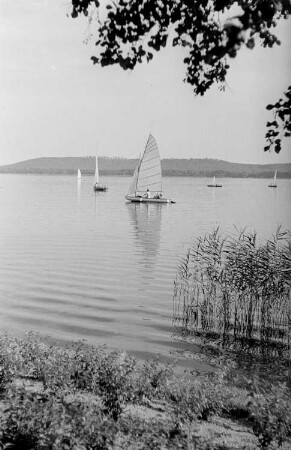 Ferienlager am Teufelssee : Blick auf Segelboote
