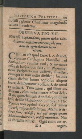 Observatio XII.