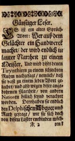 Günstiger Leser.