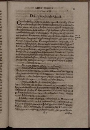 Cap. VIII. Descriptio Insulae Gauli