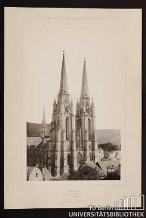 Marburg St. Elisabeth Westansicht