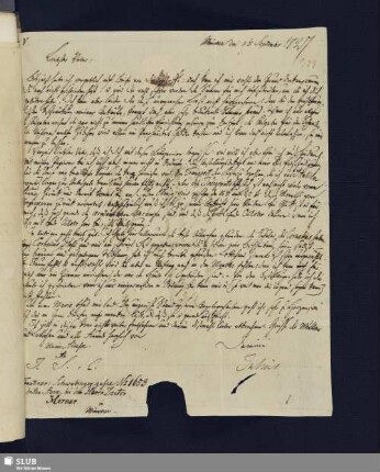 Bl. 322-323. SvC, Julius an SvC, Veit Hans