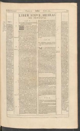 Liber Iosue, Hebraice Iehosua