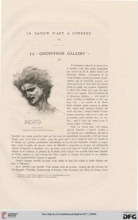 3: La saison d'art à Londres, [3] : La "Grosvenor Gallery"