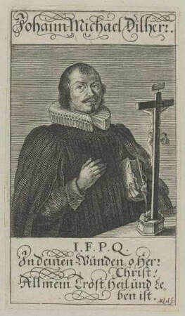 Bildnis des Johann Michael Dilherr