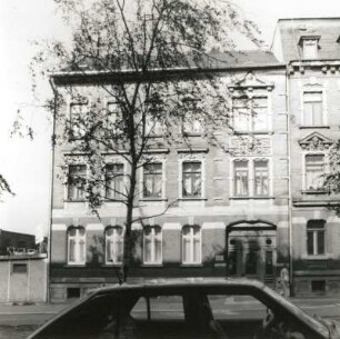 Reichenbach (Vogtland), Fedor-Flinzer-Straße 7. Wohnhaus (um 1900). Straßenfront