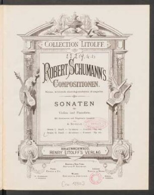 Sonate II. : d-Moll, ré mineur, D minor ; op. 121