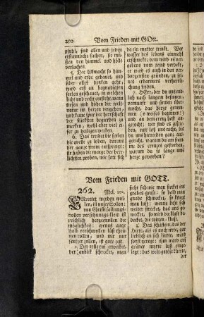 250-258, Vom Frieden mit Gott