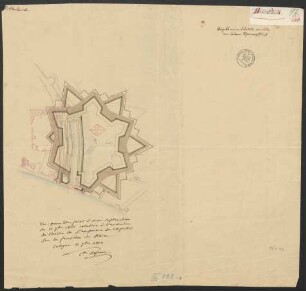 Projekt einer Citadelle von Cöln am unteren Rheinanschluss