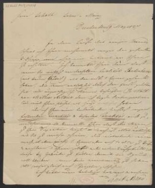 Brief an Wilhelm Härtel : 29.05.1827