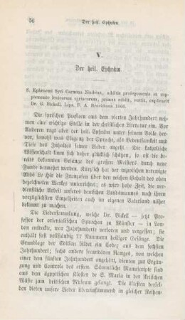 56-76 Der heilige Ephräm