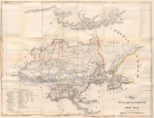 Map of Zillah Kamroop or Lower Assam