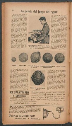 La pelota del juego del "golf"