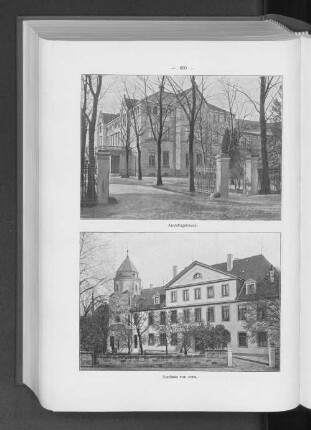 Anstaltsgebäude. Amthaus von vorn.