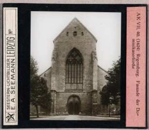Regensburg: Dominikanerkirche, Fassade (Seestern-Nr. 1624, Reihe AK VII, 40)