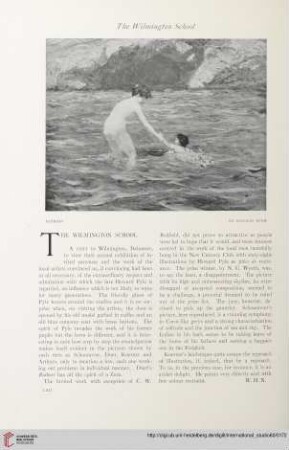 Vol. 60 (1916/1917) = No. 238: The Wilmington school